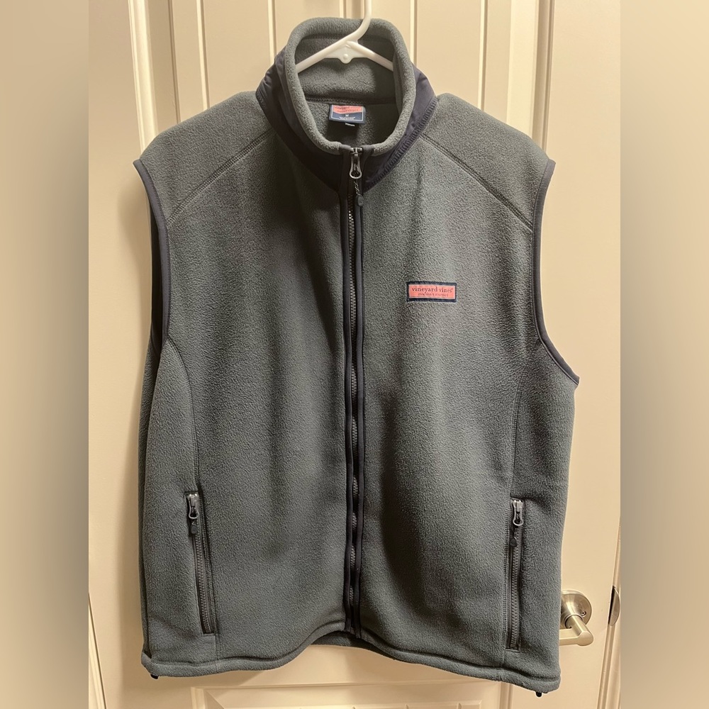 Vineyard Vines Men’s Fleece Zip-Up Vest